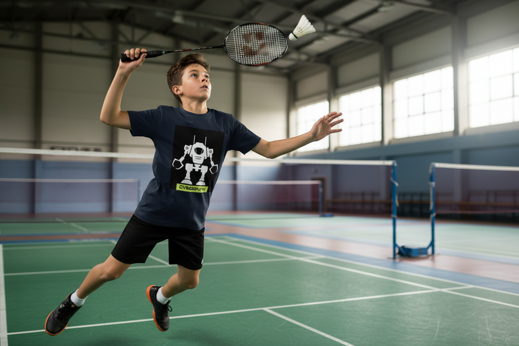 Robot Boy Crew Neck T-Shirt