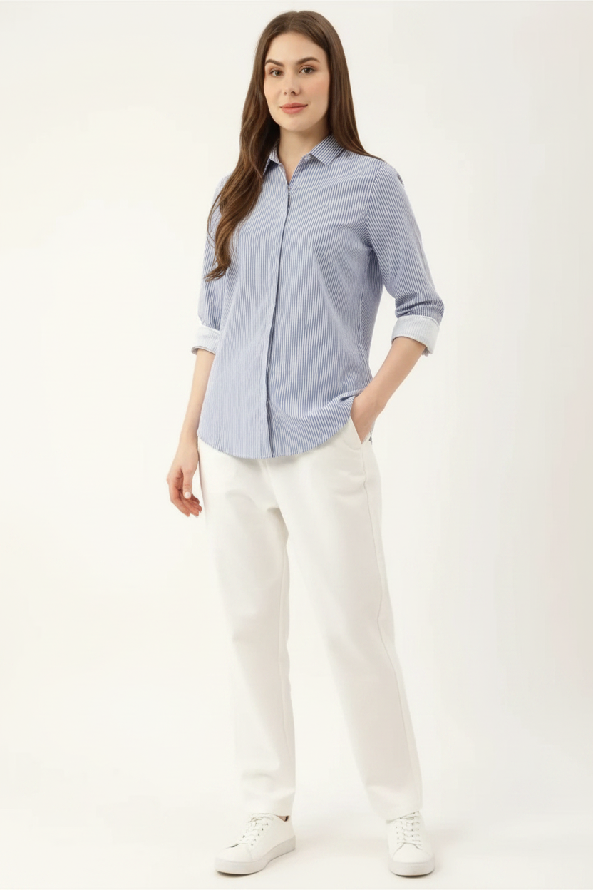 Women's Cotton Oversized Fit Shirt